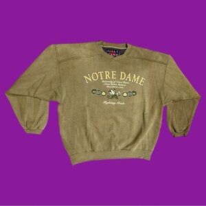 Vintage 90s Notre Dame Crew Sweatshirt